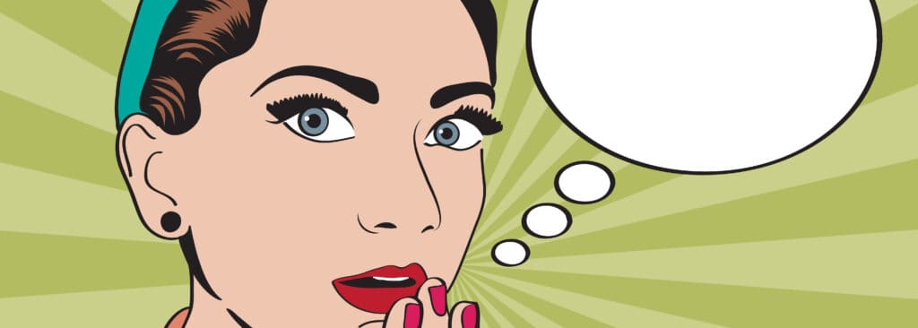 sta je vrouw - gesprek met jezelf