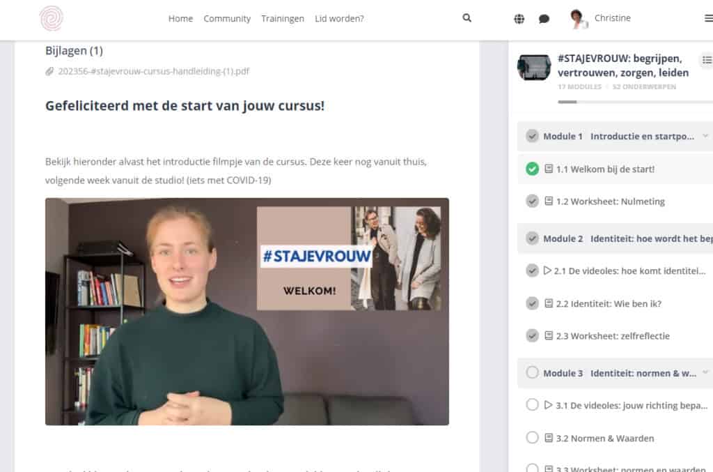 review: sta je vrouw